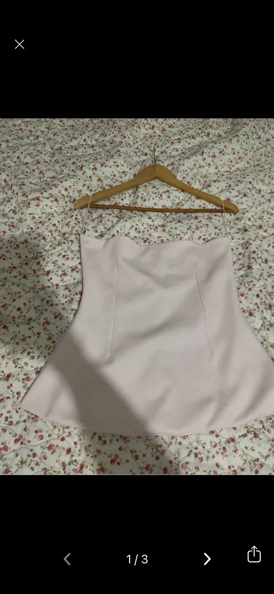 Zara pastel pembe bluz - Görsel 2