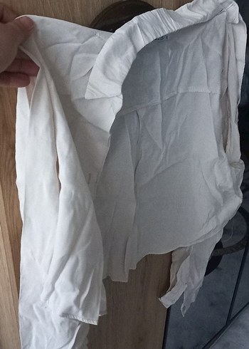 Bej Keten Piliseli Kadın Pantolon - Görsel 4