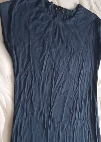 Lacivert elbise - Görsel 2