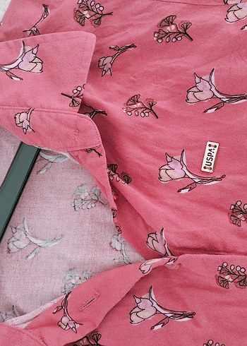 Düğmeli, Uzun Kollu Kadın Gömlek - Görsel 7