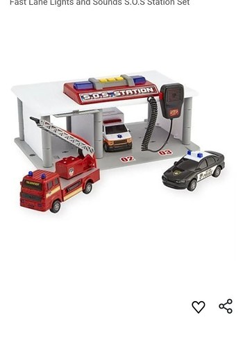 SOS İstasyonu Oyuncak Araba Seti - Görsel 5