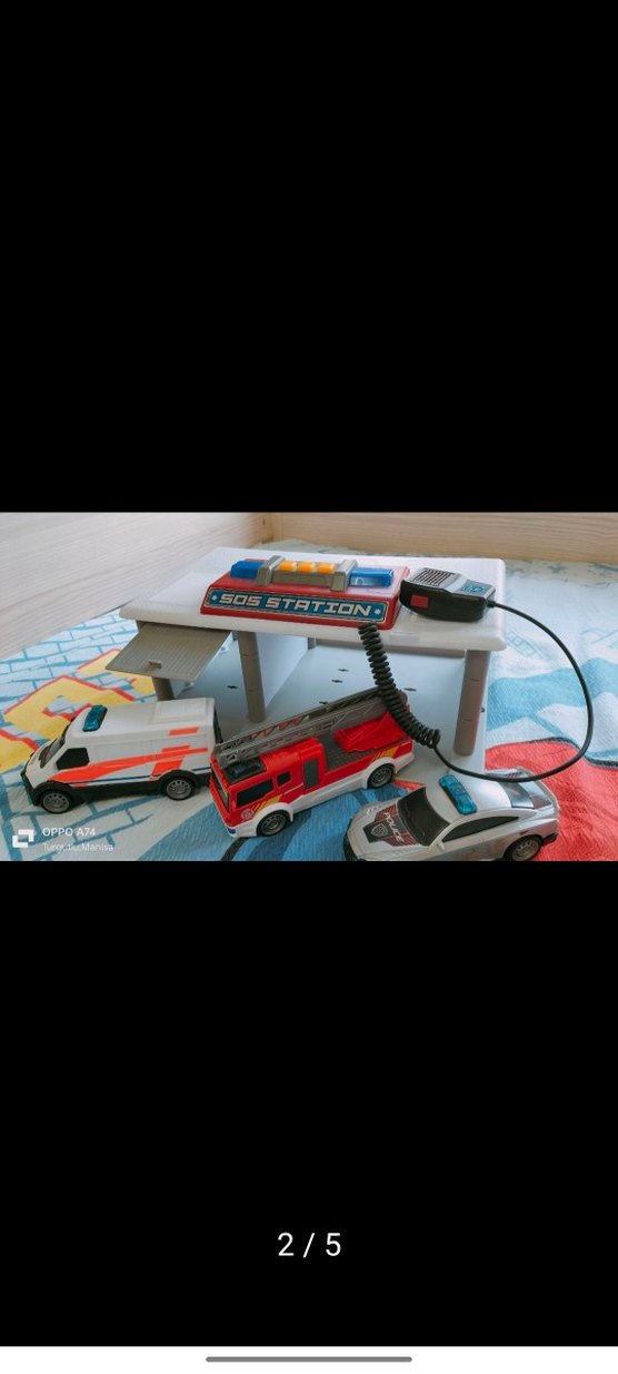 SOS İstasyonu Oyuncak Araba Seti - Görsel 4