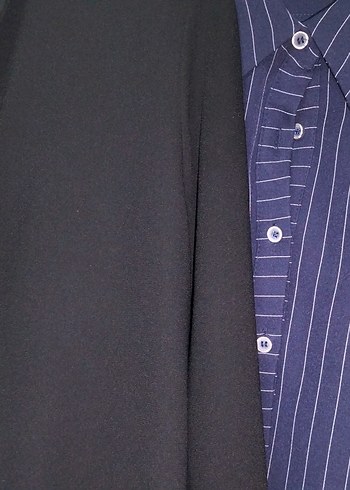 Zühre fularlı tunik ve Alvina Nakışlı Lacivert Uzun Kollu Tunik - Görsel 3