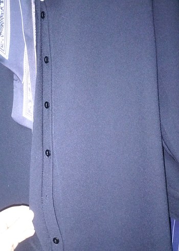 Zühre fularlı tunik ve Alvina Nakışlı Lacivert Uzun Kollu Tunik - Görsel 2