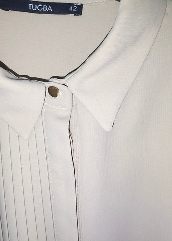 Bej Uzun Kollu Tunik Kemerli - Görsel 3