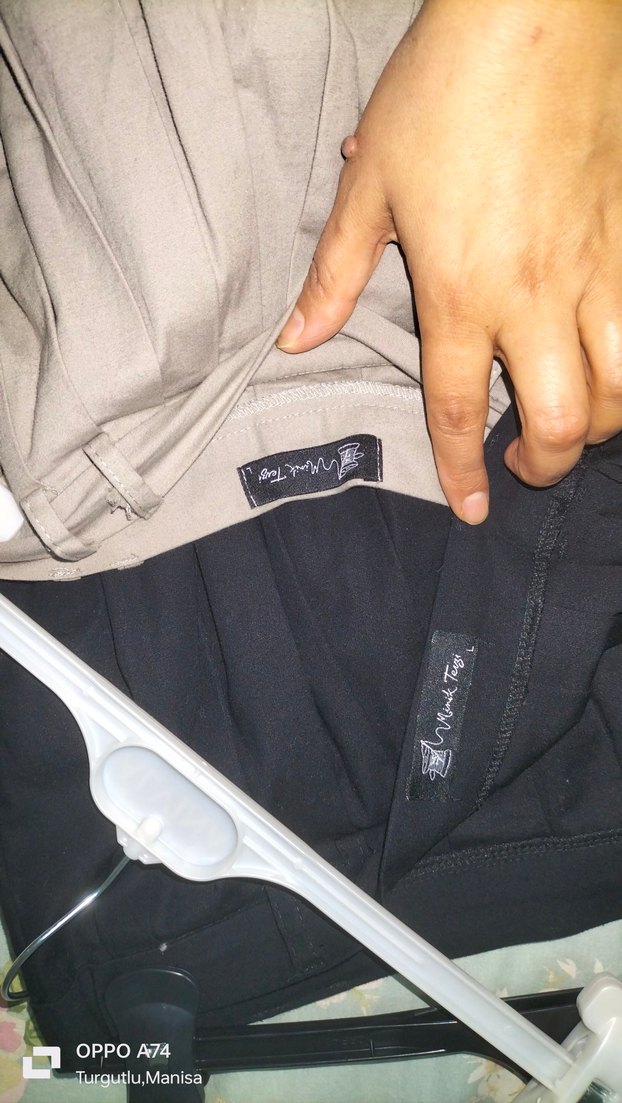 Kadın Bej Pilili Pamuklu Etek - Görsel 5