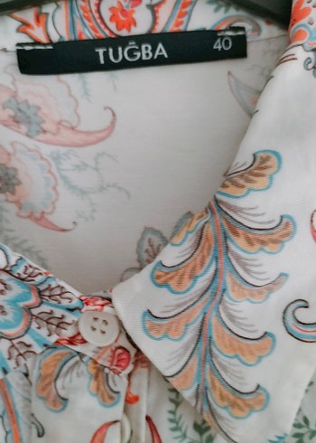 Bohem Tarz Uzun Desenli Tunik - Görsel 5