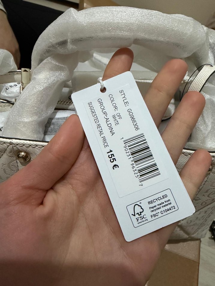 Guess Beyaz Modern Klasik Kadın Çanta - Görsel 4