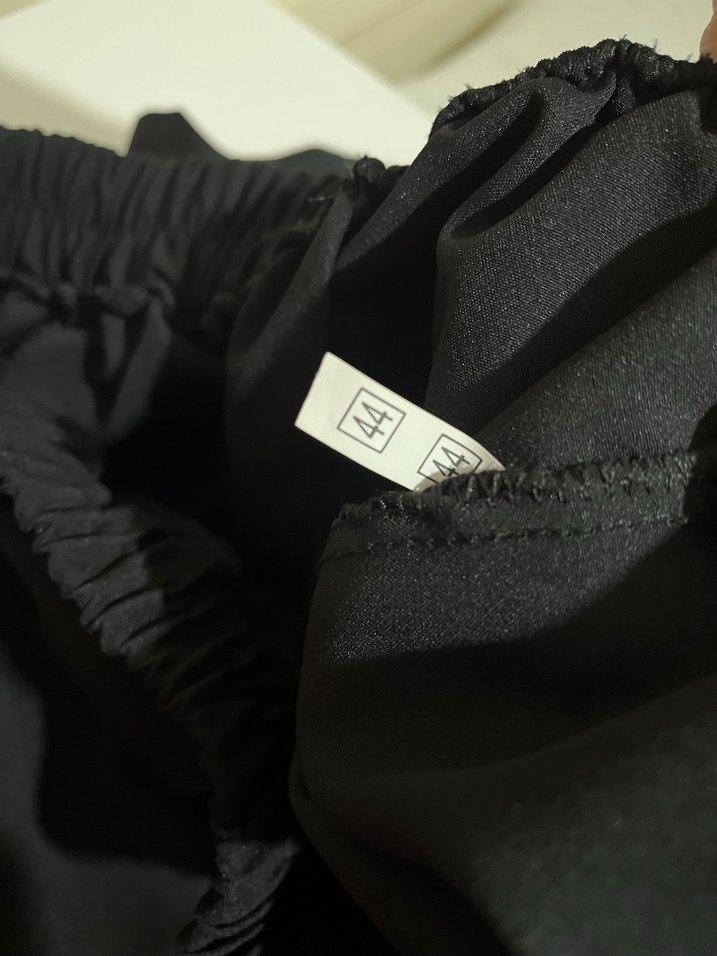 Kadın Siyah Midi Kumaş Pantolon - Görsel 5