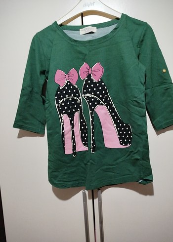 kadın baskılı penye - Görsel 6