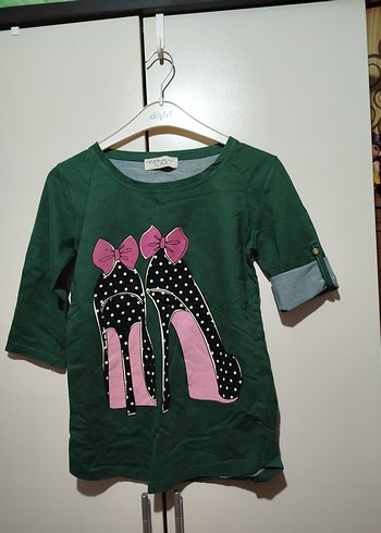 kadın baskılı penye - Görsel 10