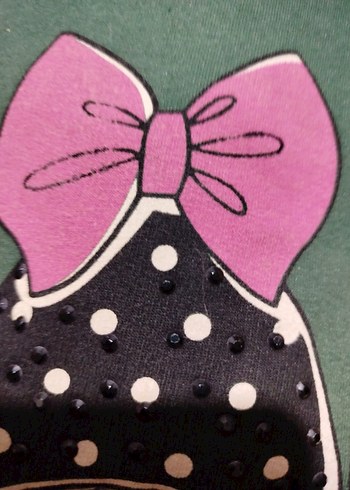 kadın baskılı penye - Görsel 5