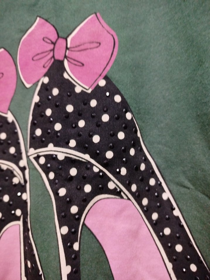 kadın baskılı penye - Görsel 2