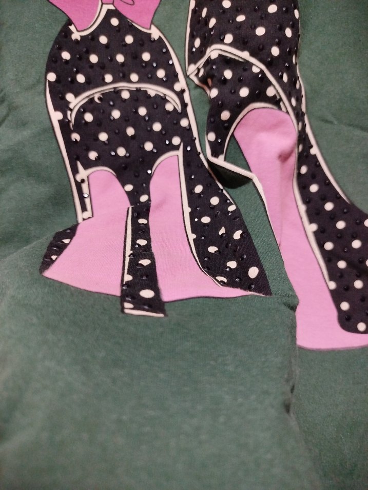 kadın baskılı penye - Görsel 4