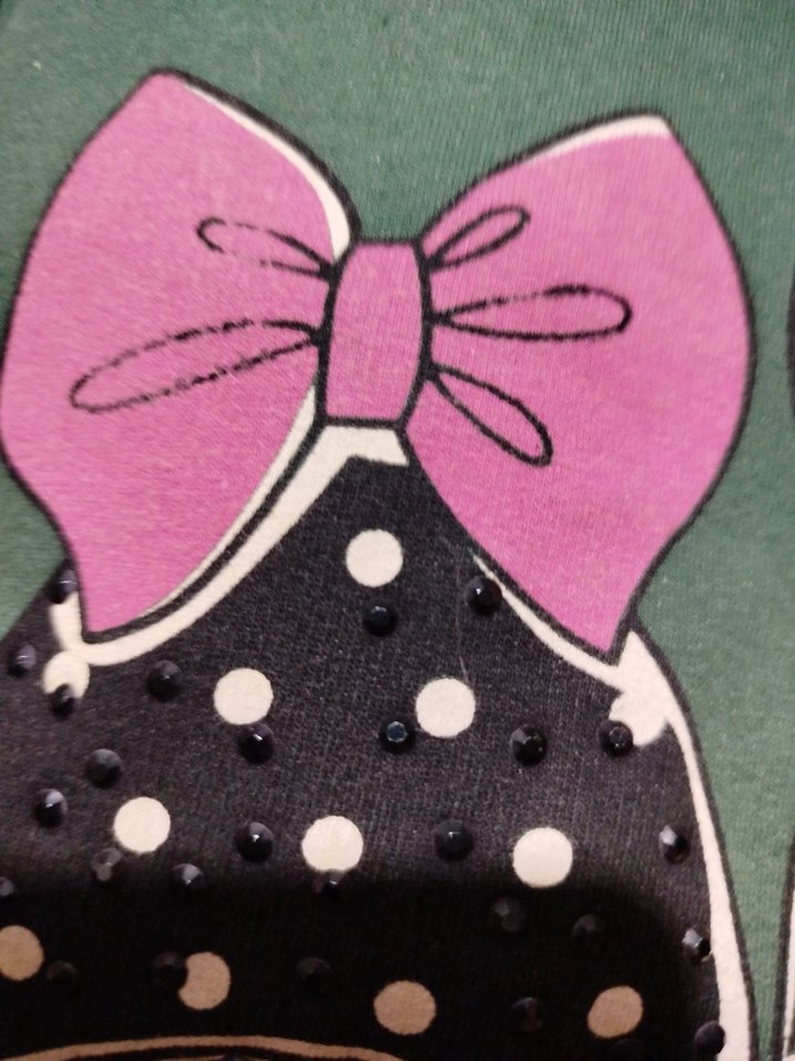 kadın baskılı penye - Görsel 5