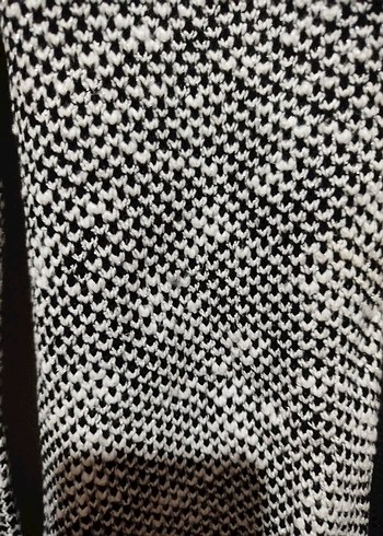 Gri Örgü Detaylı Dar Kesim Kadın Ceket - Görsel 3