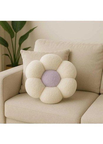 peluş dekoratif papatya kırlent - Görsel 2
