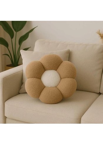 peluş dekoratif papatya kırlent - Görsel 5