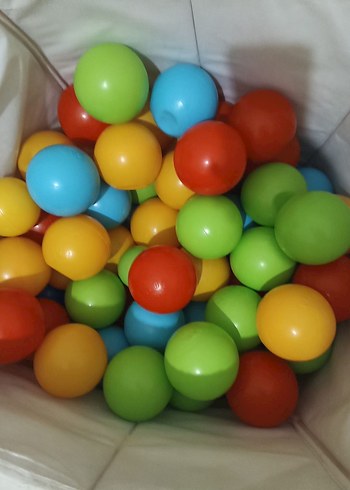 Renkli Oyun Topları Sepeti - Görsel 2