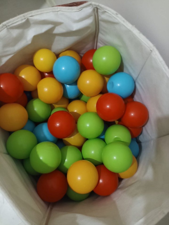 Renkli Oyun Topları Sepeti - Görsel 3