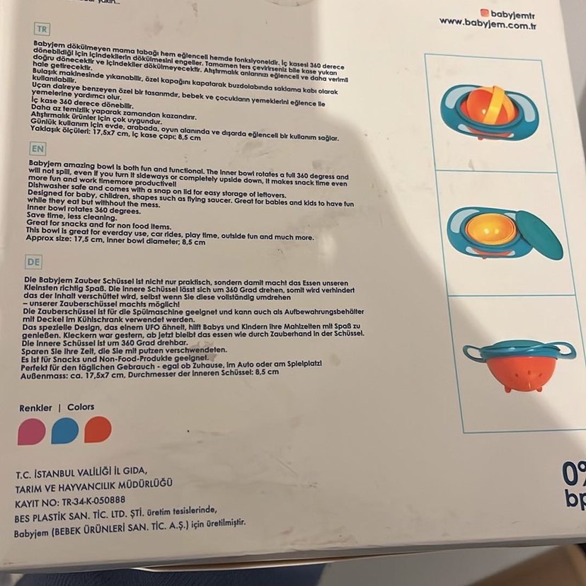 Dökme Önleyici Pembe Çocuk Tabak Seti - Görsel 5