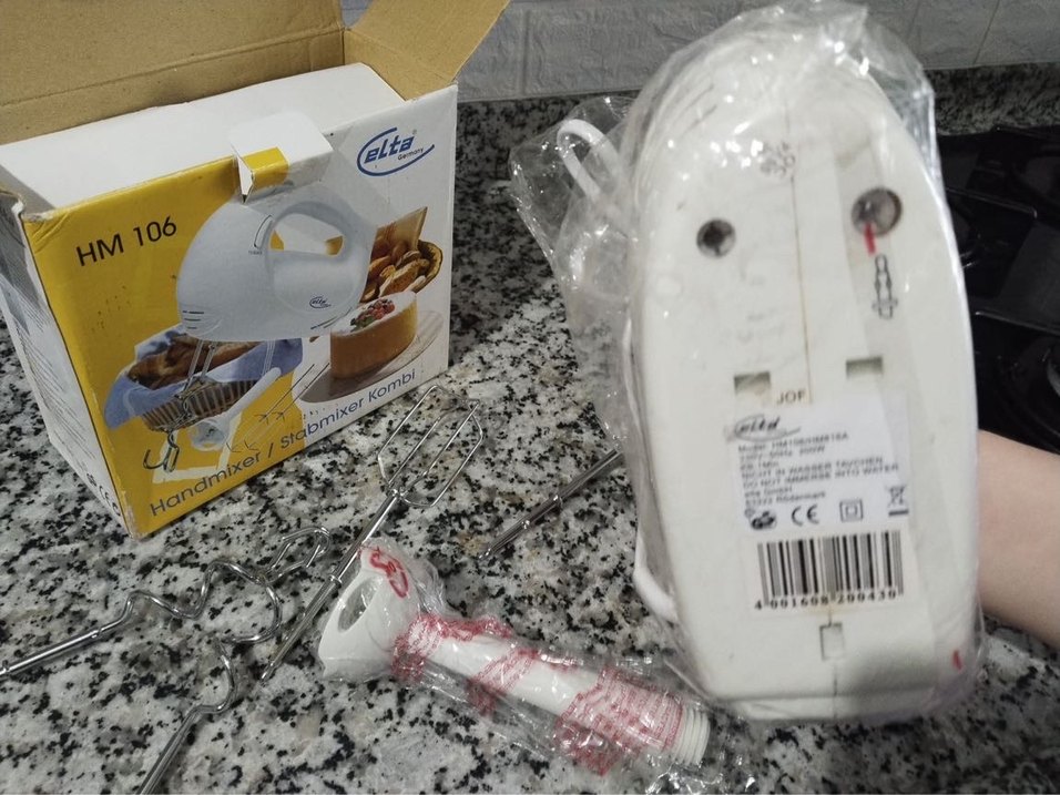 Elta HM106 Beyaz El Mikseri ve Mikser Kombi - Görsel 4