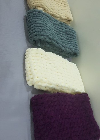 Kadın Bohem Örgü Atkılar - Görsel 2