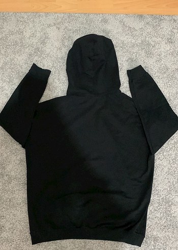 Siyah Baskılı Unisex Oversize Tişört - Görsel 3