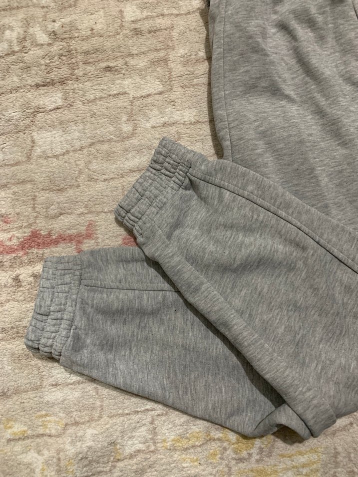 Gri Rahat Kesim Kadın Eşofman Altı - Görsel 3