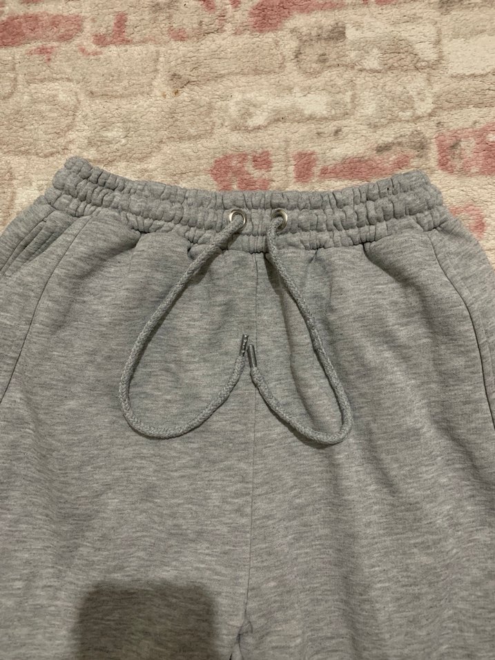 Gri Rahat Kesim Kadın Eşofman Altı - Görsel 4