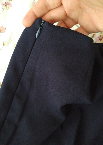 Gri Rahat Kesim Kadın Kumaş Pantolon - Görsel 4