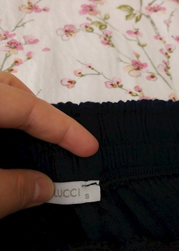 Kadın Lacivert Bol Kesim Keten Pantolon - Görsel 2