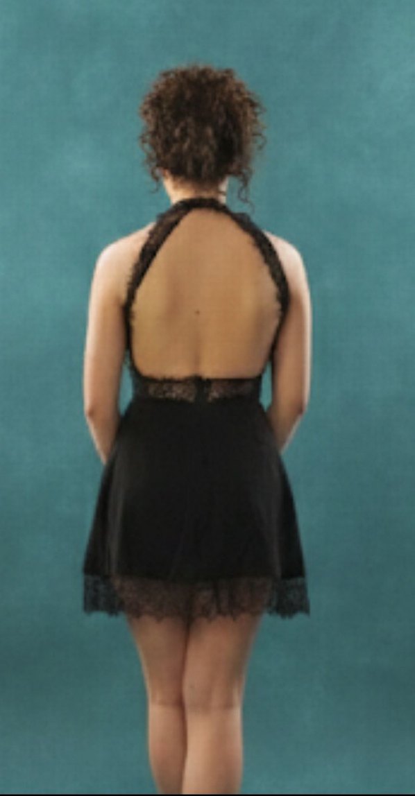 Dantel Detaylı Mezuniyet Elbisesi 34/36 - Görsel 2