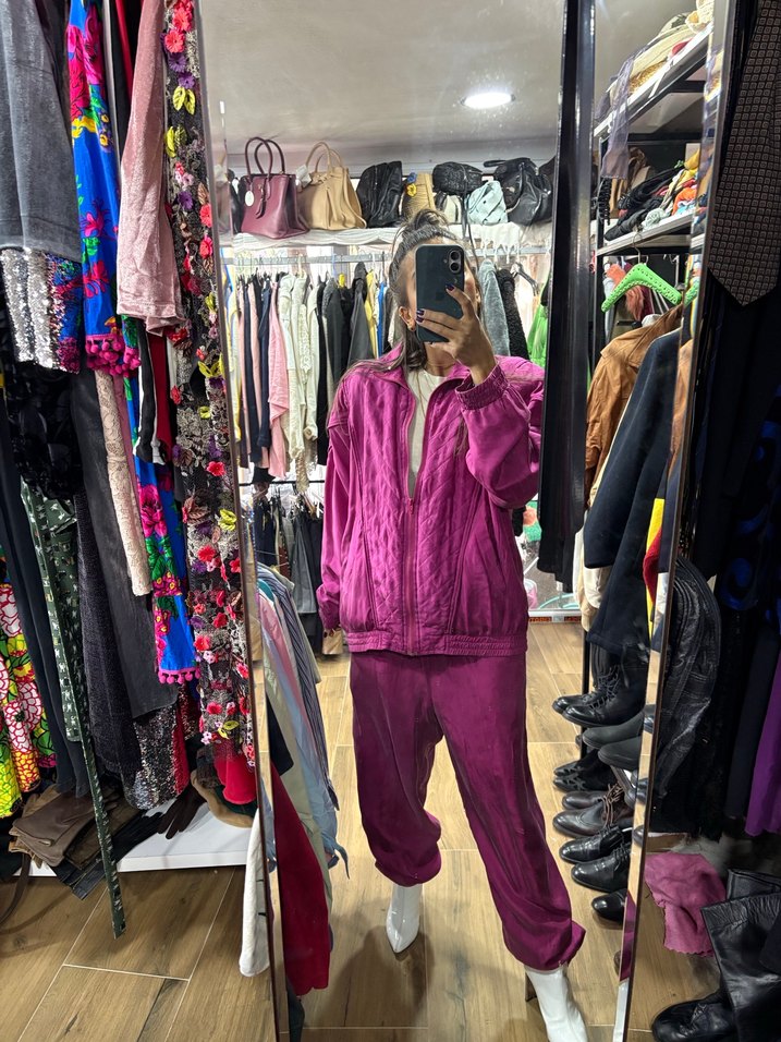 Vintage İpek Eşofman Takımı - Görsel 3