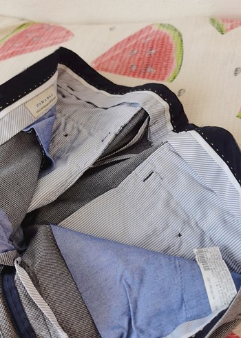 Gri desen kumas zara pantolon erkek. - Görsel 3