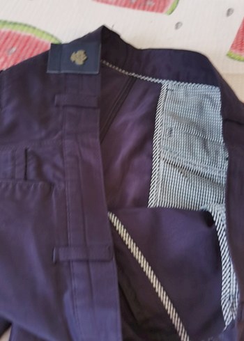 Lacivert Saten Erkek Pantolon - Görsel 2