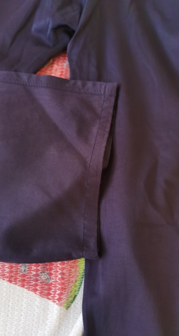 Lacivert Saten Erkek Pantolon - Görsel 4