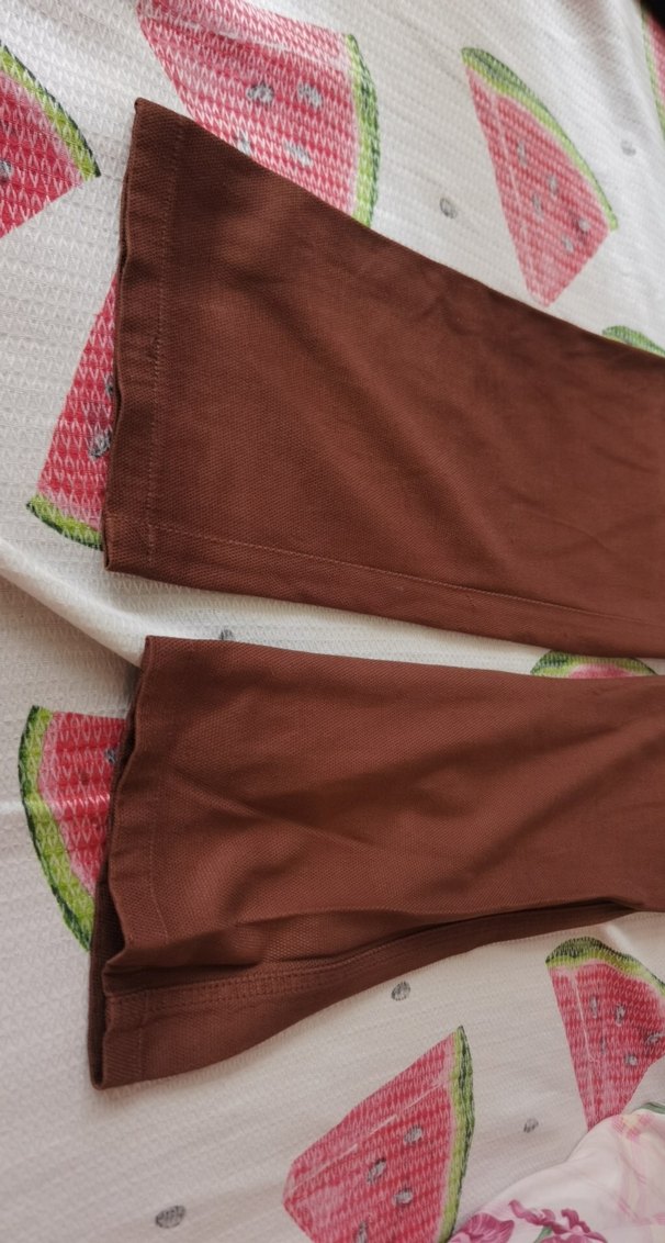 Düğmeli Kahverengi Erkek Pantolon - Görsel 4