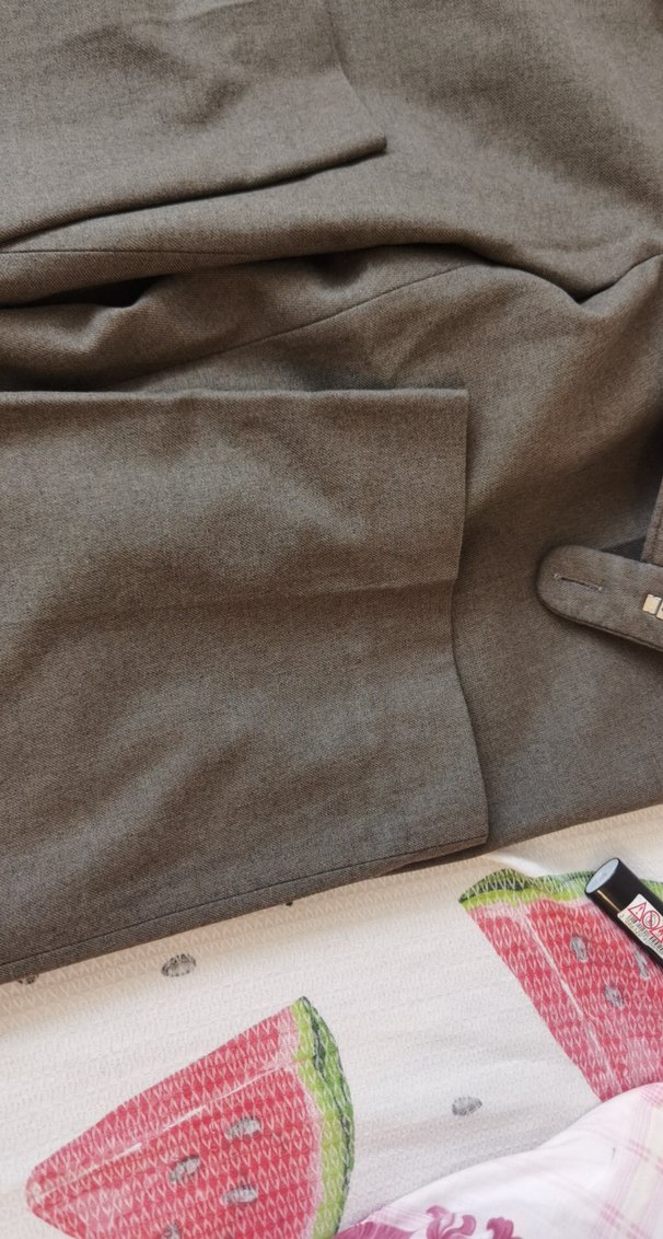 Kahverengi-yesil agir kumas pantolon - Görsel 5