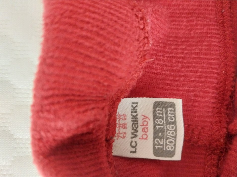 Kız bebek  Kırmızı Tayt - Görsel 2