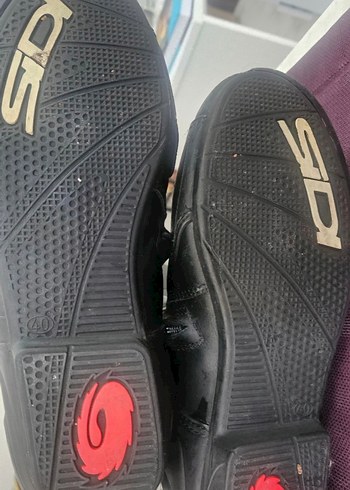 Siyah Erkek Biker motor bot - Görsel 3