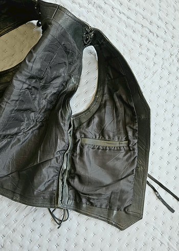 chapter hakiki deri motorcu yeleği - Görsel 5