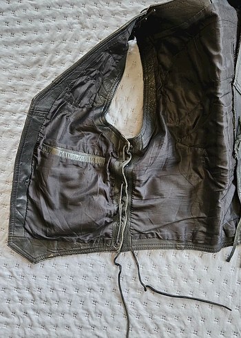 chapter hakiki deri motorcu yeleği - Görsel 4