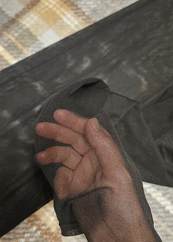 Siyah Pareo Pantolon - Görsel 4