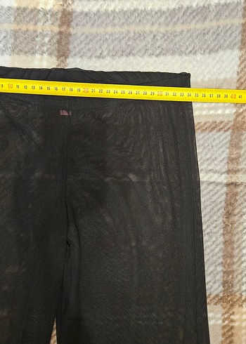 Siyah Pareo Pantolon - Görsel 2