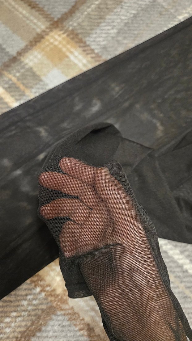 Siyah Pareo Pantolon - Görsel 4