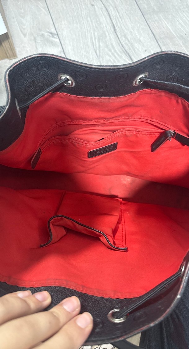 Siyah Deri Tokalı Sokak Stili Kadın Çanta - Görsel 2