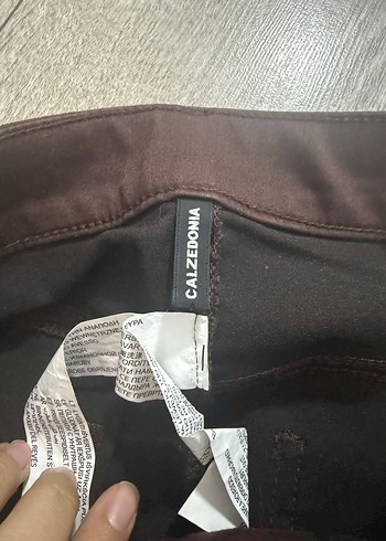 Calzedonia Kahverengi Push Up Etkili Kumaş Tayt - Görsel 4