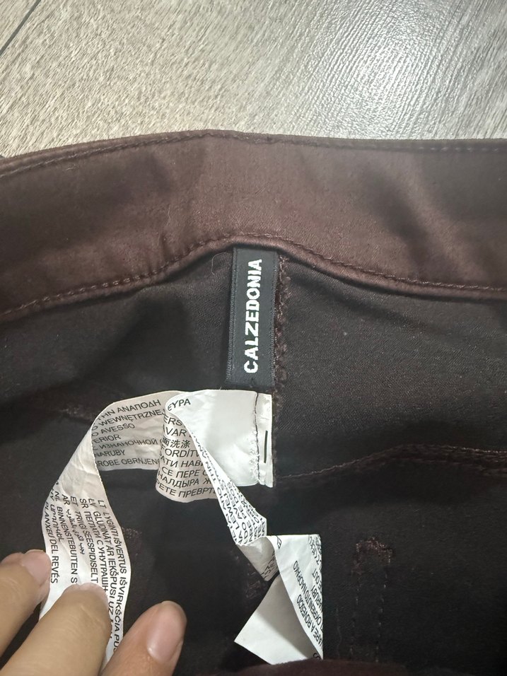 Calzedonia Kahverengi Push Up Etkili Kumaş Tayt - Görsel 4