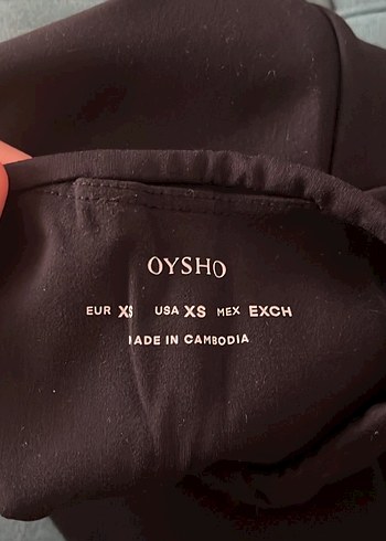 Siyah oysho Spor Kadın Tayt - Görsel 3